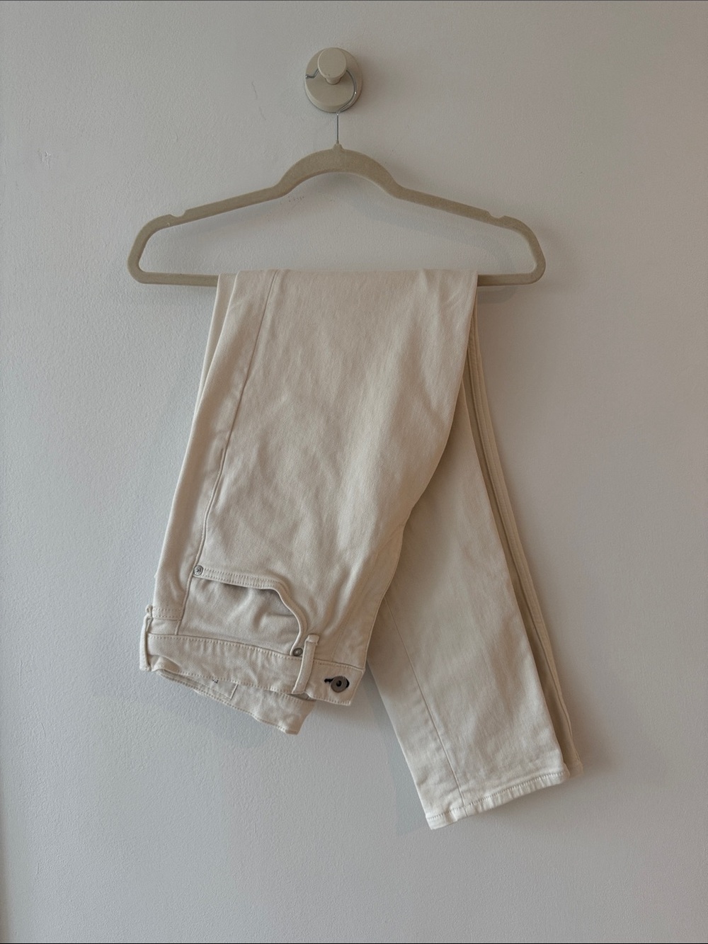 Men's Rag @ Bone Cream Straight-Leg Jeans 32x32